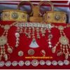 Rajwadi Combo Set with Gold Plated Traditional Bajubandh