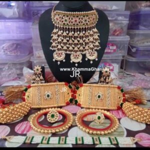 Traditional Indian Bollywood Style Rajputi Jewellery Set