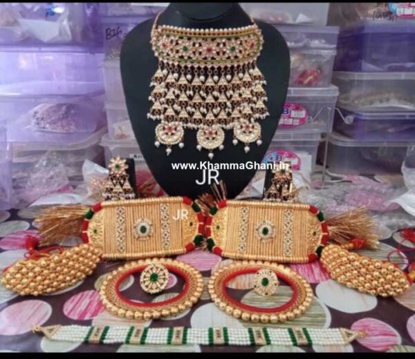 Traditional Indian Bollywood Style Rajputi Jewellery Set
