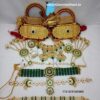 Heavy Rajputi Jewellery Set with Golden Necklace and Bajuband