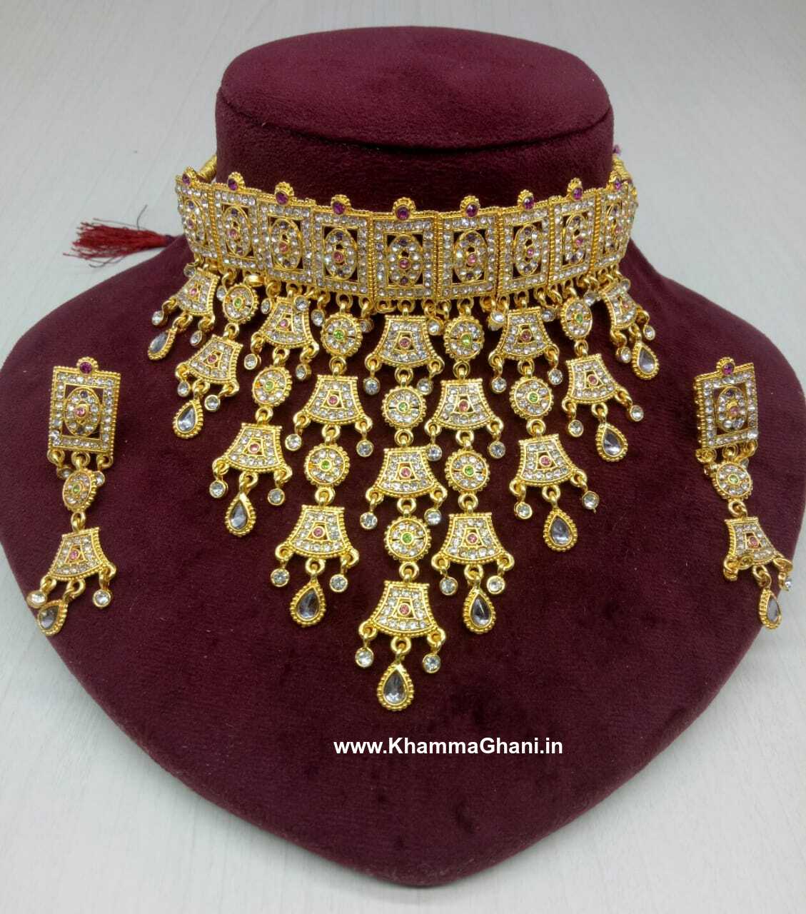 Rajasthani Look Aad with Earrings
