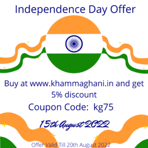 KhammaGhani Jewellery Independence Day Offer