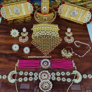 Pink combo jewellery set