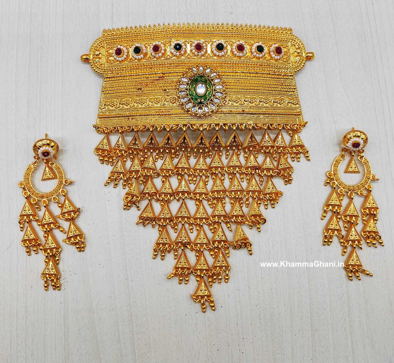 Rajputi aad necklace
