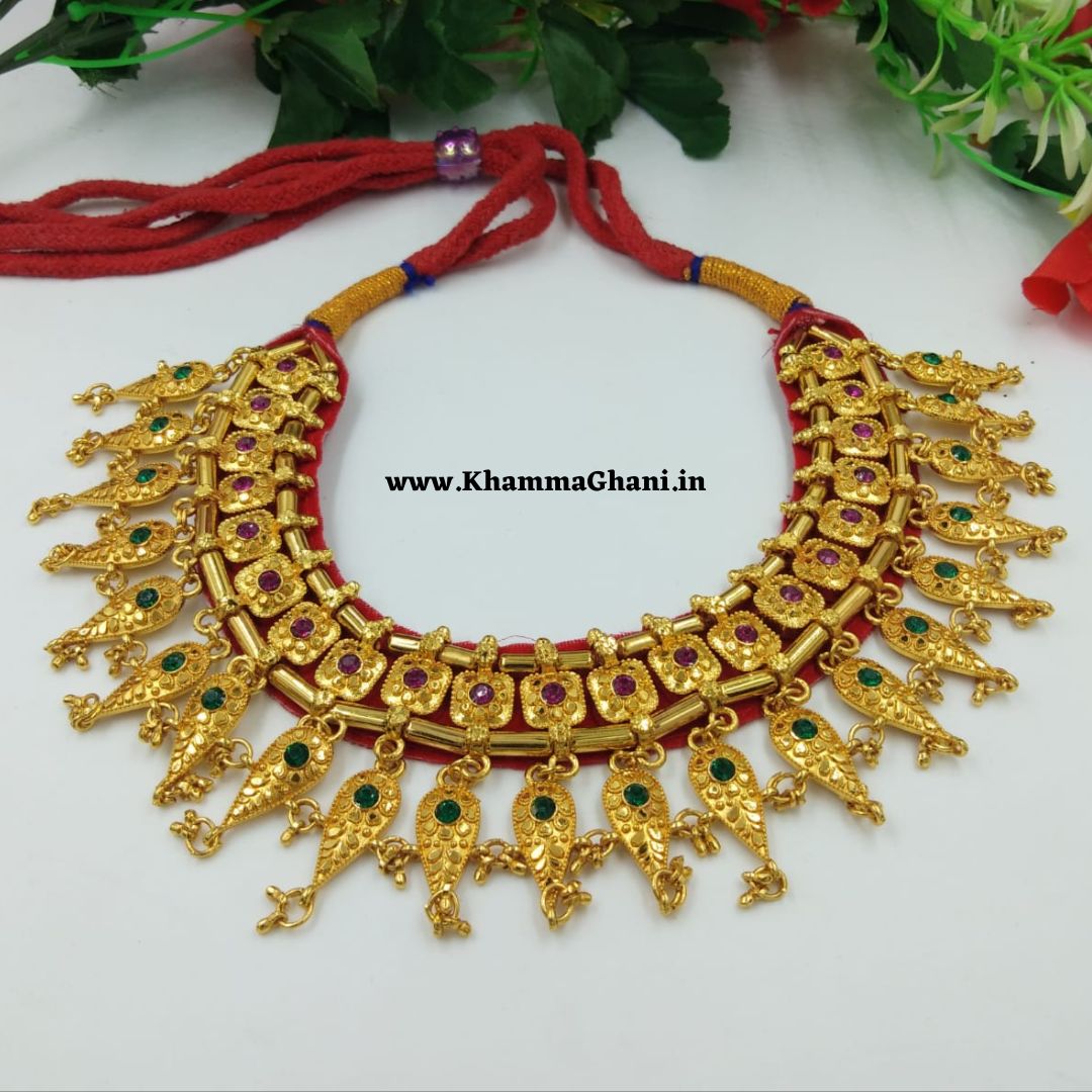 Traditional Antique Gold Necklace