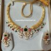 Wedding Jewelry for Bride Artificial Hasli Necklace