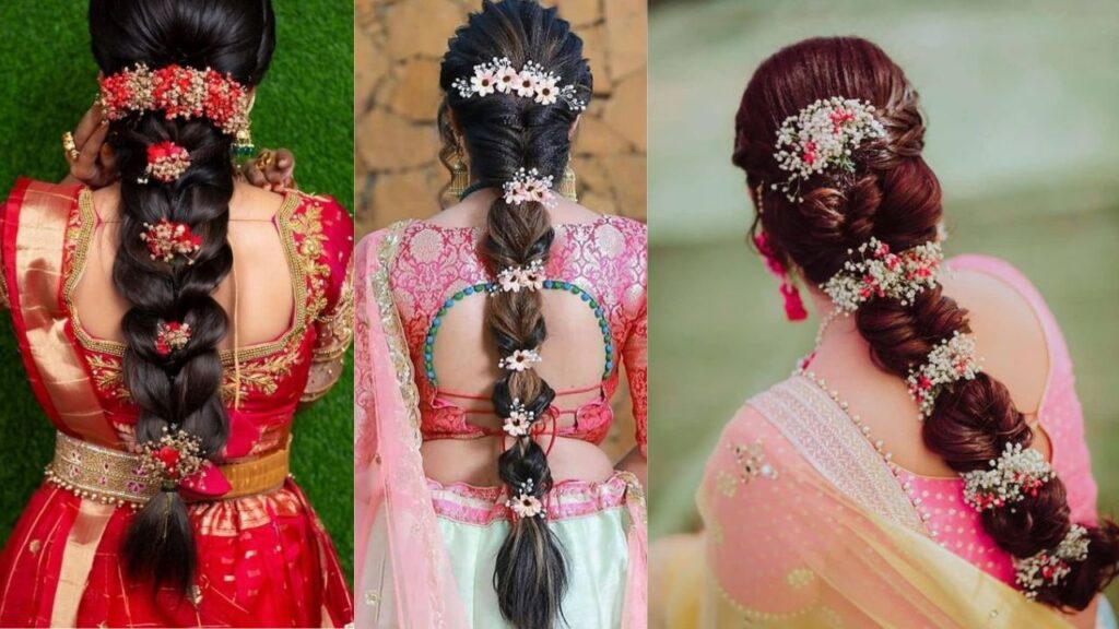 South Indian Brides on Instagram: “😍 South Indian Bridal hairstyle  inspiration 🥰 … | Indian bridal fashion, South indian wedding hairstyles,  Indian bridal outfits