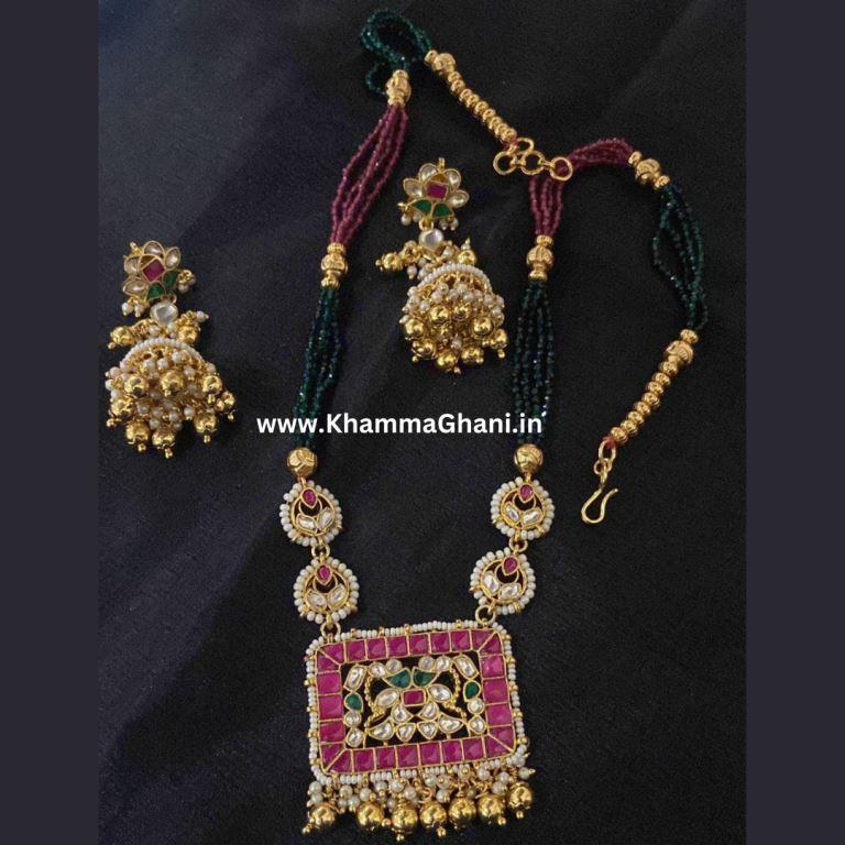 Kundan choker necklace set 