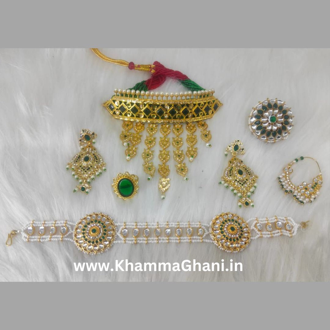 Rajasthani Jewellery Set Aad and Other Accessories