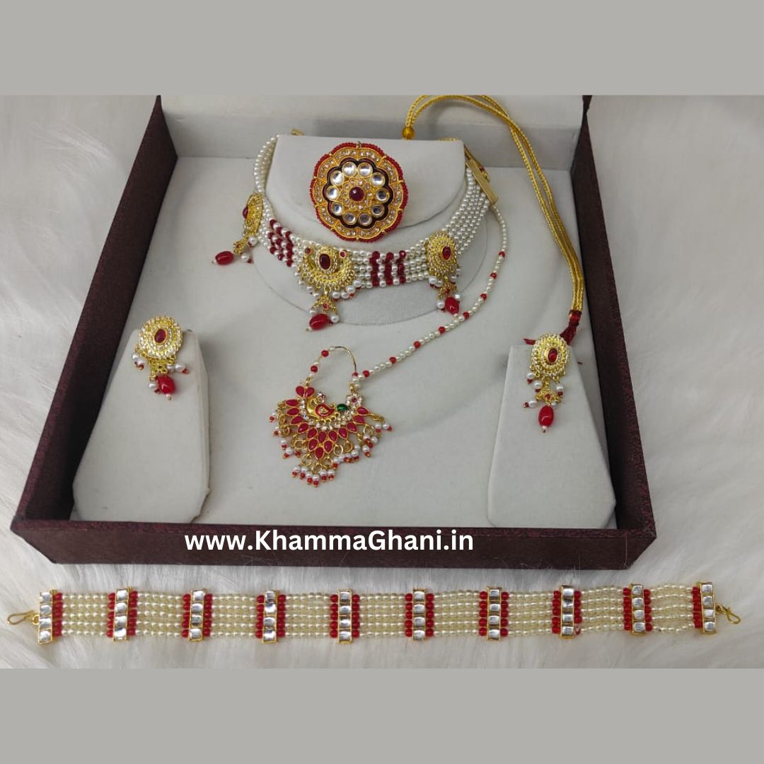 Rajputi Jewellery Set For Bride