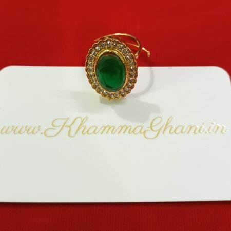Green Stone ring