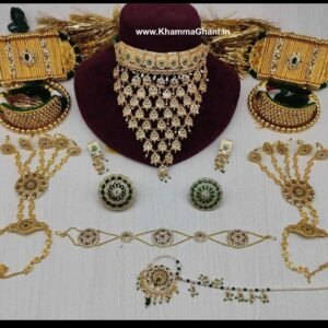 Green combo set jewellery