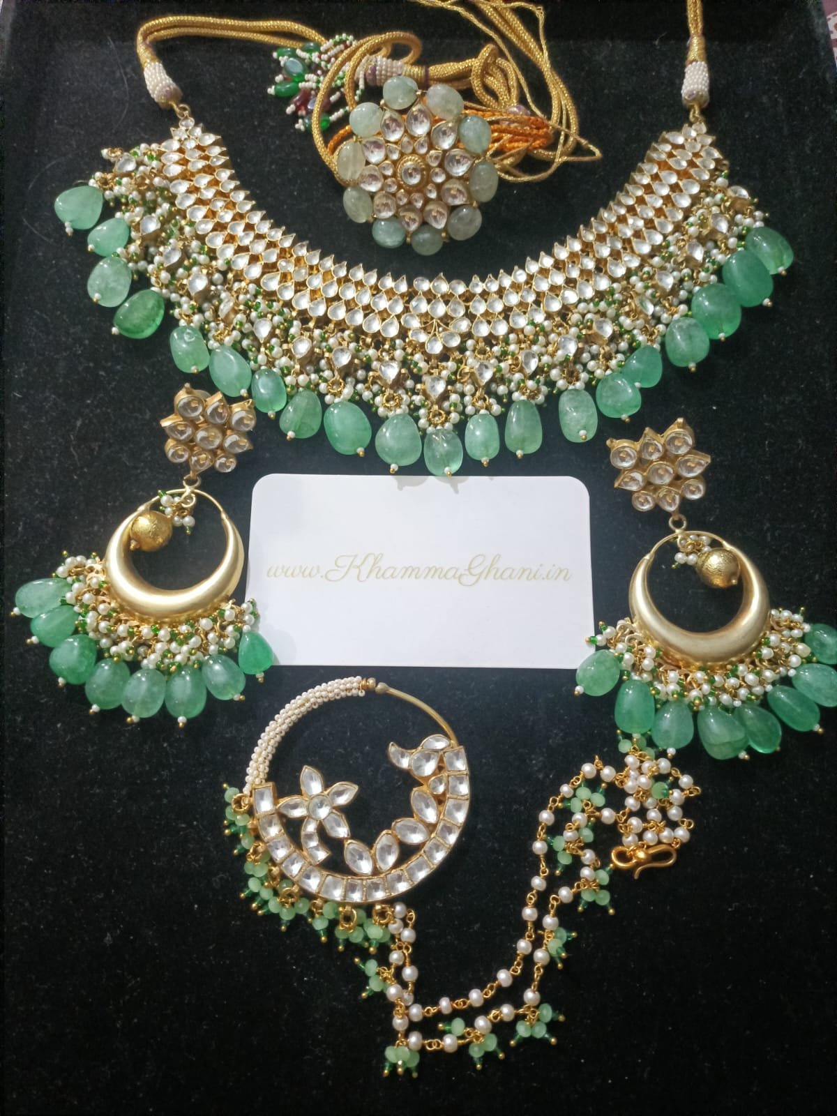 Latest Design of Kundan Bridal Jewellery Set