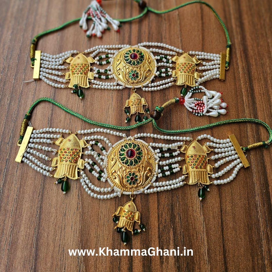 Marwadi Choker Necklace Set