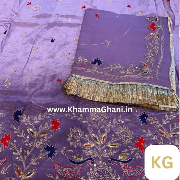 Pitan Zari Resham Full Jaal Work Odhna