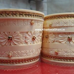 Rajasthani chura white