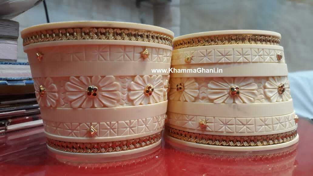 Rajasthani chura white