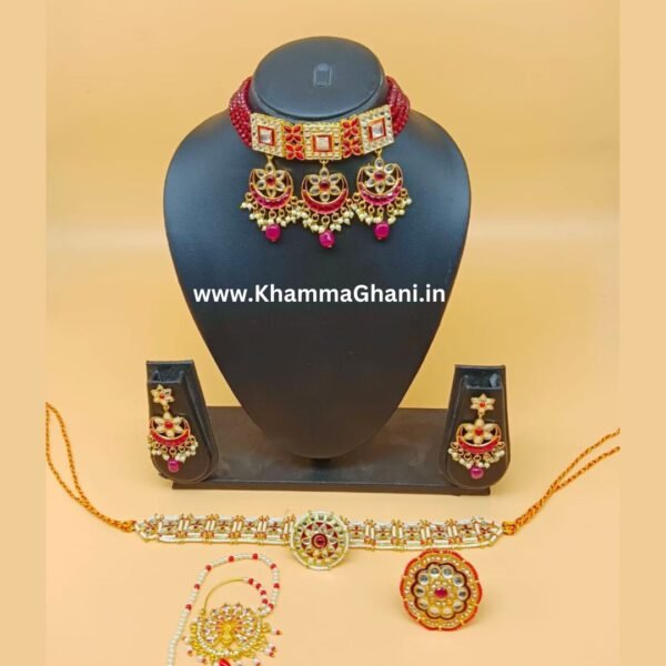 Rajputani Red Jewellery Full Set