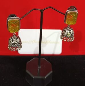 Yellow-jhumka