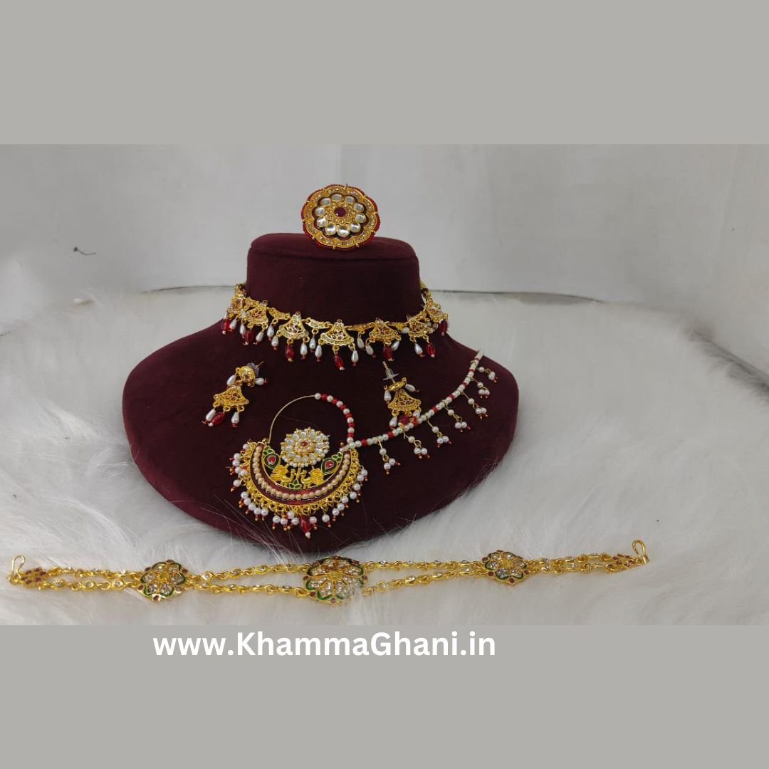 beautiful dulhan jewellery set