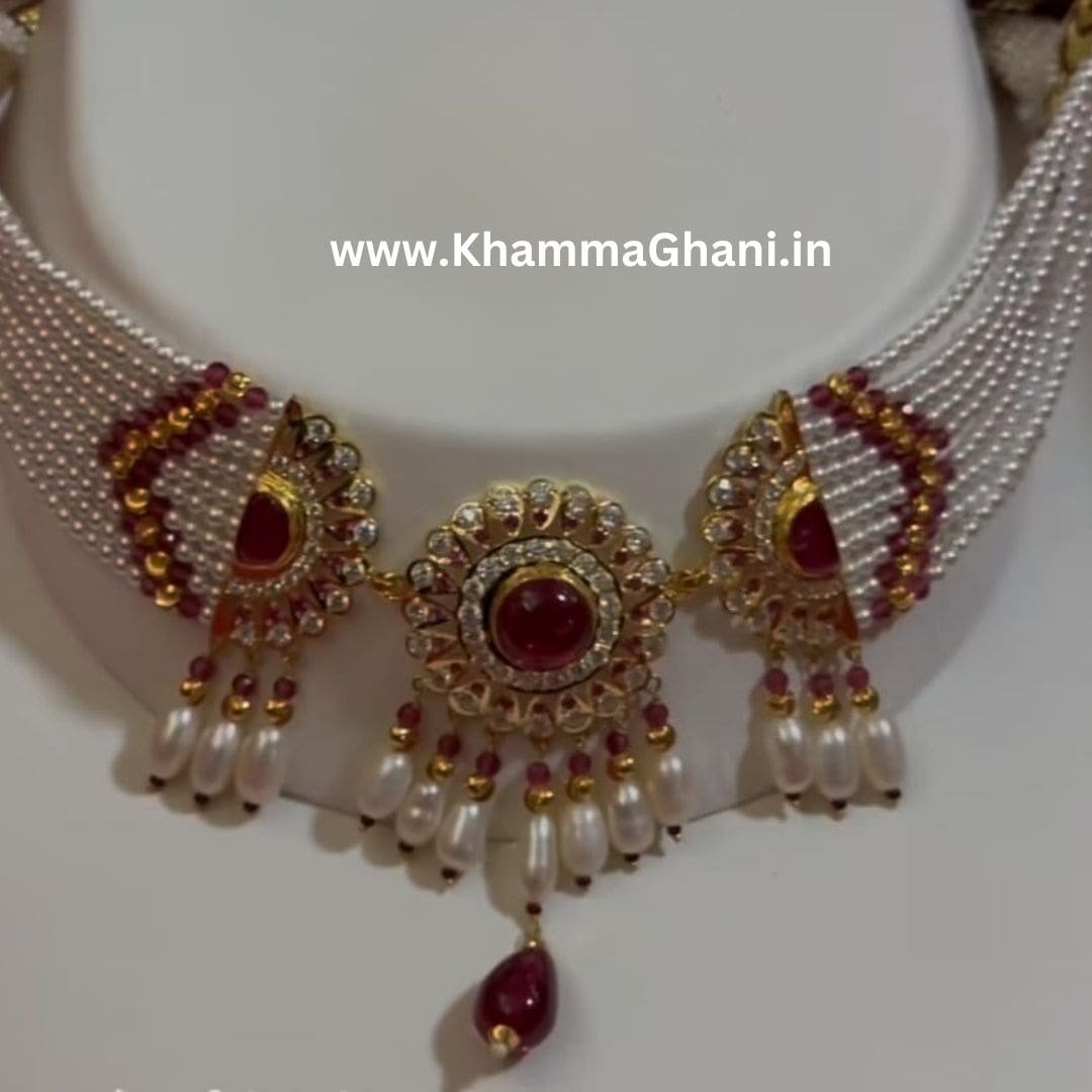 moti necklace set for women