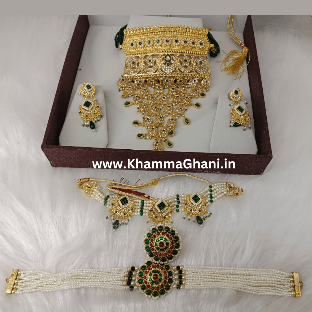 rajgharana jewellery set